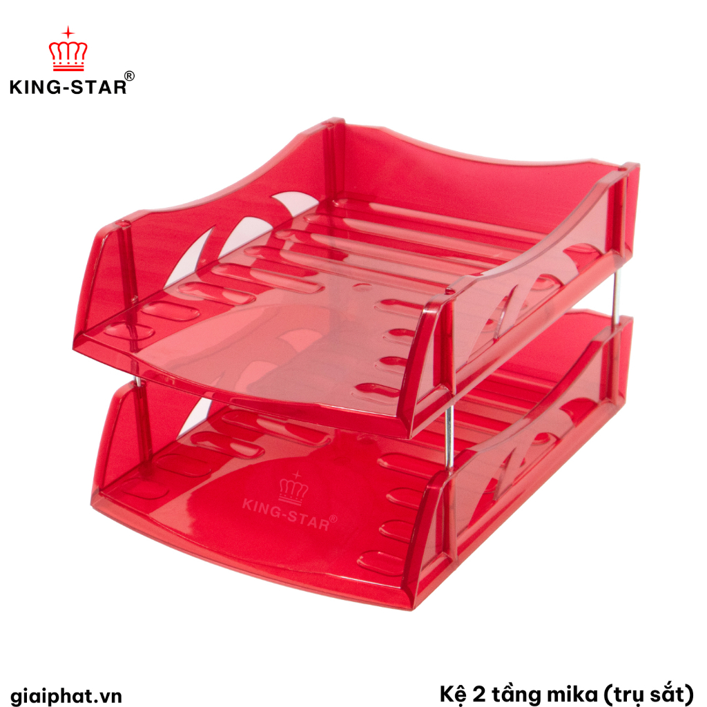 Kệ 2 Tầng Mika (Trụ Sắt) Kingstar