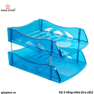 Kệ 2 Tầng Mika (Trụ Sắt) Kingstar
