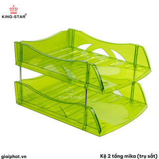 Kệ 2 Tầng Mika (Trụ Sắt) Kingstar
