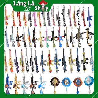Móc khoá mô hình Mini (Mẫu Skin siêu đẹp) của game PUBG - Đột kích CF - Free Fire - CS:GO hợp kim loại chi tiết sắc nét