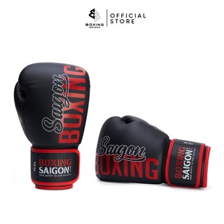  Găng Tay Boxing Saigon Inspire 1.0 - Black Red 