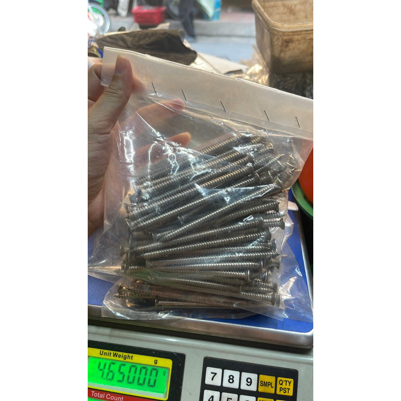 vít nở inox dài 10cm đầu bằng(gói 10 bộ)
