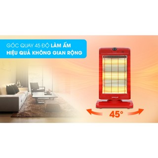 Quạt sưởi halogen Sunhouse SHD7016