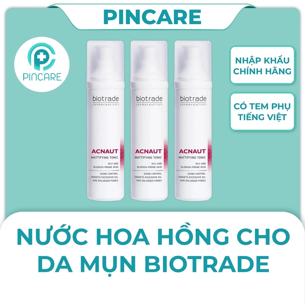 Nước hoa hồng cho da mụn Biotrade Acnaut Mattifying Tonic - Hàng chính hãng - PINCARE Health & Beauty