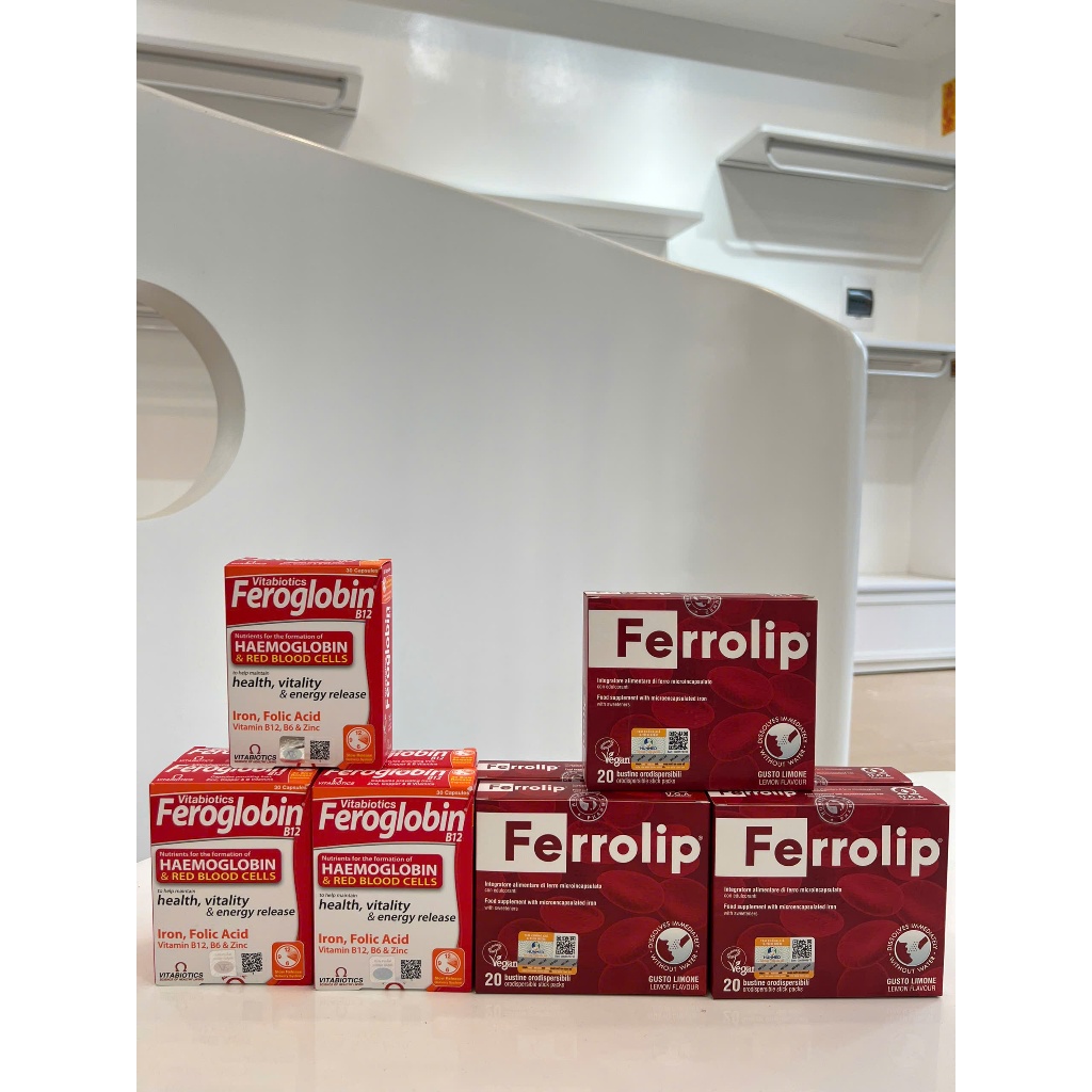 Thực phẩm bảo vệ sức khỏe FEROGLOBIN B12 Capsules - Hỗ trợ BỔ SUNG SẮT, BỔ MÁU, GIẢM MỆT MỎI