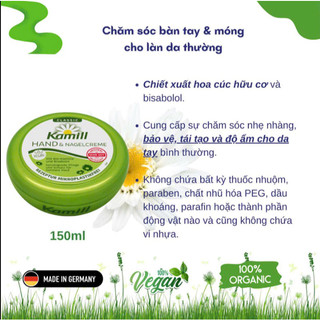 Kem dưỡng da tay & móng tay Kamill Hand & Nail Cream Classic 100ml, Cho da tay và móng tay thường, khô ráp | LinhBi Shop
