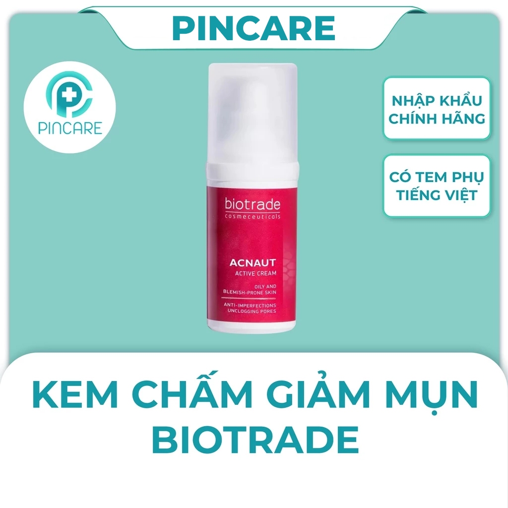 Kem chấm giảm mụn Biotrade Acnaut Active Cream 30ml  - Hàng chính hãng - PINCARE Health & Beauty
