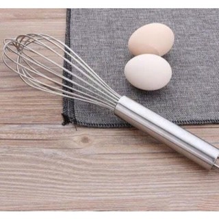 Phới đánh trứng cầm tay inox dụng cụ đánh trứng cầm tay, Cây phới lồng tròn đánh trứng, khuấy trộn bột, đánh bông kem bơ