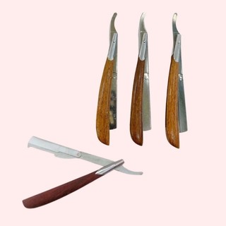 Cán Dao cạo Lông mặt - Cạo Râu cán gỗ