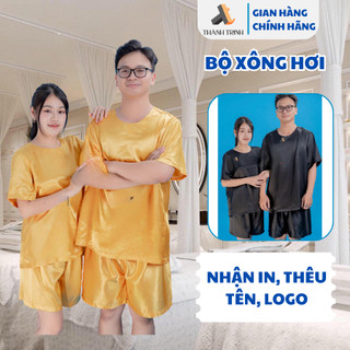 Bộ quần áo spa, bộ xông hơi spa nam nữ, bộ khách mặc massage body cotton thấm hút tốt xưởng may Thành Trinh TT11