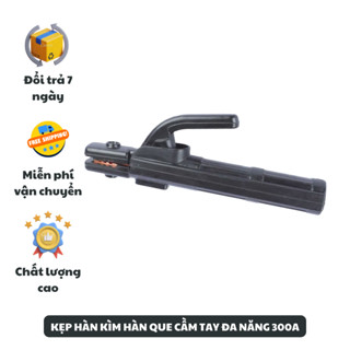 Kìm hàn que, kẹp hàn điện cầm tay điện cực 300A chống nóng, giật khi dùng máy hàn điện tử, hàn que
