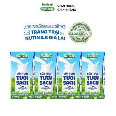 [QUÀ TẶNG KHỒNG BÁN] 1x Lốc Sữa Tươi Tươi Sạch NutiMilk 110ml_2