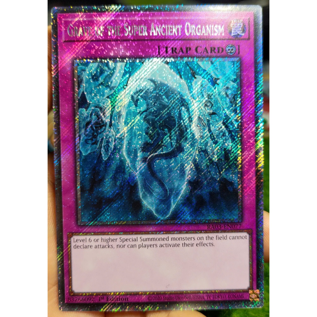 [KW2 Yugioh] [EN-UK] [Nice Art] Thẻ bài Grave of the Super Ancient Organism - RA03-EN077 - Platinum 
