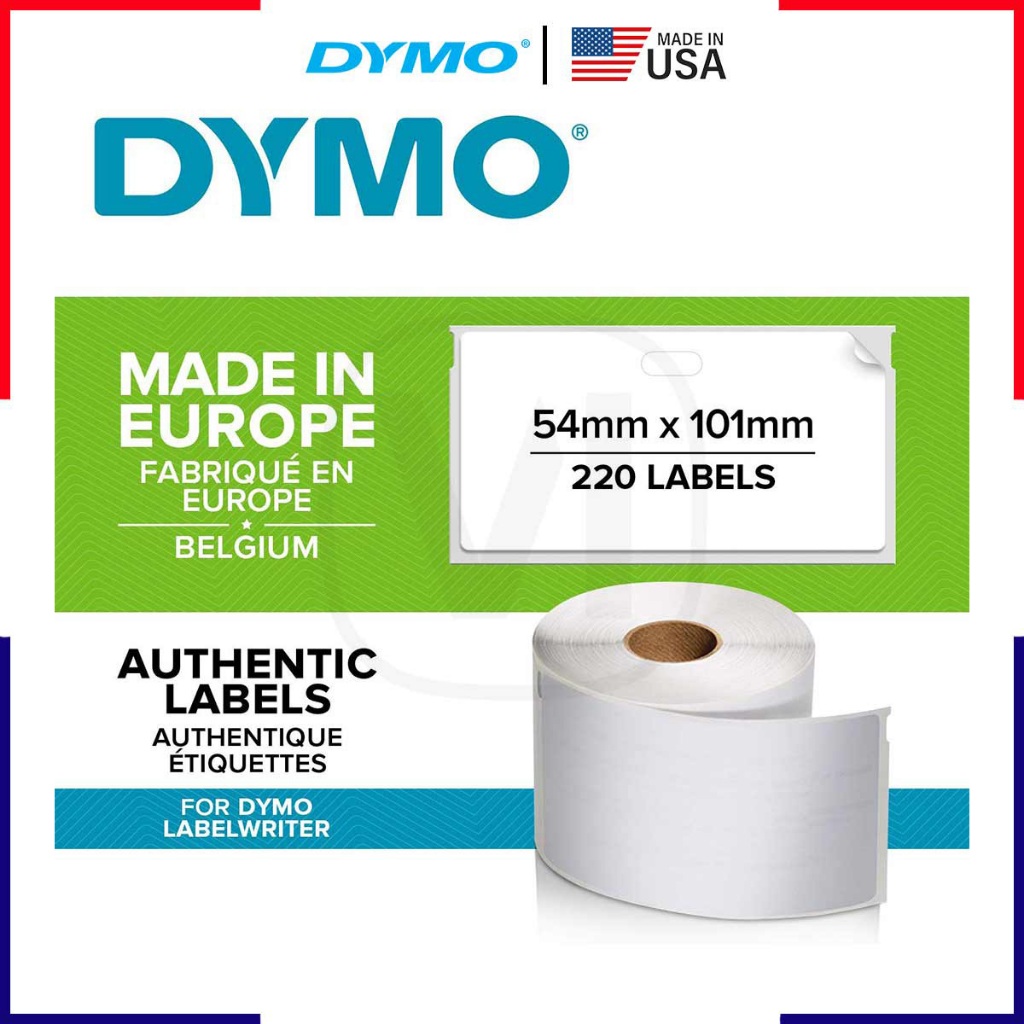 Cuộn tem nhãn dán Dymo (LW) giấy dùng cho máy in LabelWriter