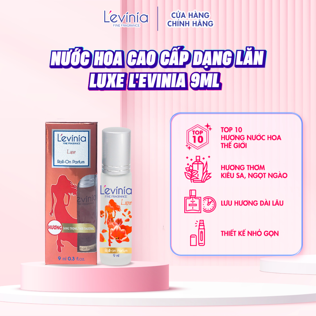 Nước Hoa Cao Cấp Dạng Lăn LUXE L'evinia 9ml