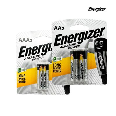 Vỉ 2 Viên Pin AA , AAA 1,5V Energizer Alkaline Power plus made in Indonesia - Hàng chính hãng