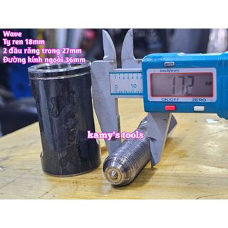 Cảo Vô Lăng Xe Wave 2 đầu răng trong 27mm kamytools
