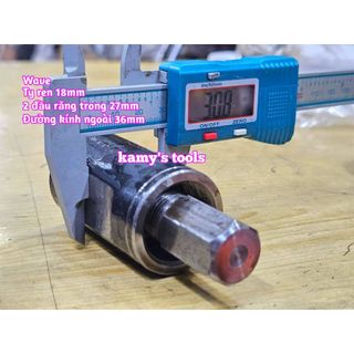 Cảo Vô Lăng Xe Wave 2 đầu răng trong 27mm kamytools