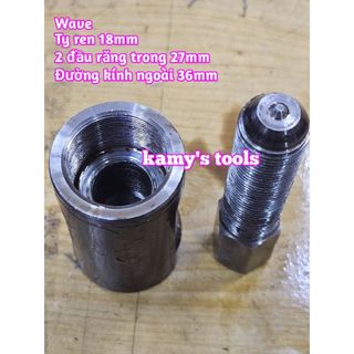 Cảo Vô Lăng Xe Wave 2 đầu răng trong 27mm kamytools