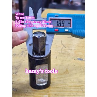 Cảo Vô Lăng Xe Wave 2 đầu răng trong 27mm kamytools