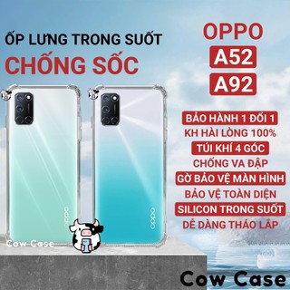 Ốp lưng Oppo A92 / A52 chống va đập Cowcase | Vỏ điện thoại Oppo bảo vệ camera toàn diện TRON