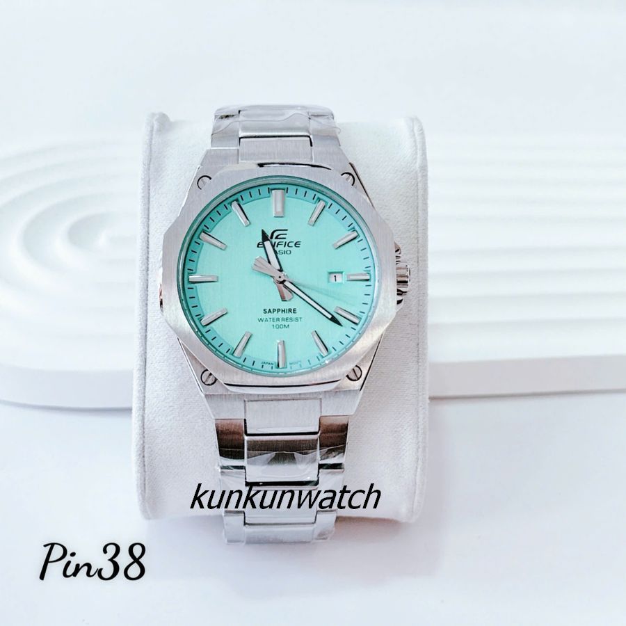 Đồng Hồ Nam Casio Edifice EFR - S108D Lịch Ngày 3 Kim Dạ Quang Mặt 38mm