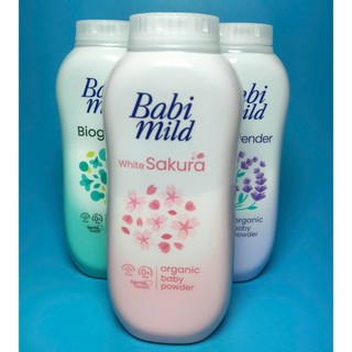 Phấn rôm BABI MILD cao cấp cho bé 160g
