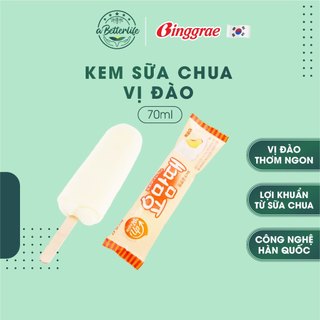 [Hỏa Tốc-HCM] Kem sữa chua đào Hàn Quốc Binggrae Yomamte Peach 70ml ABetterLife