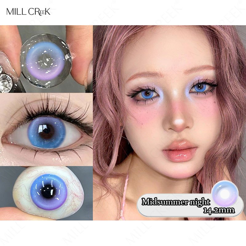 Kính áp tròng Millcreek 1 cặp | 14.2mm, 0 độ, phù hợp cosplay