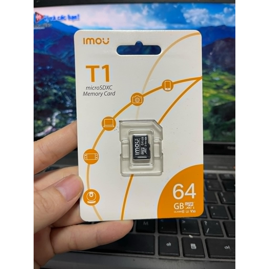 Thẻ Nhớ IMOU 64GB Tốc Độ Cao, Chuyên Dụng Cho Camera WiFi, Camera Hành Trình, Điện Thoại, Chính Hãng