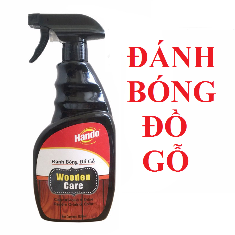 Chai xịt đánh bóng đồ gỗ Hando 600ml