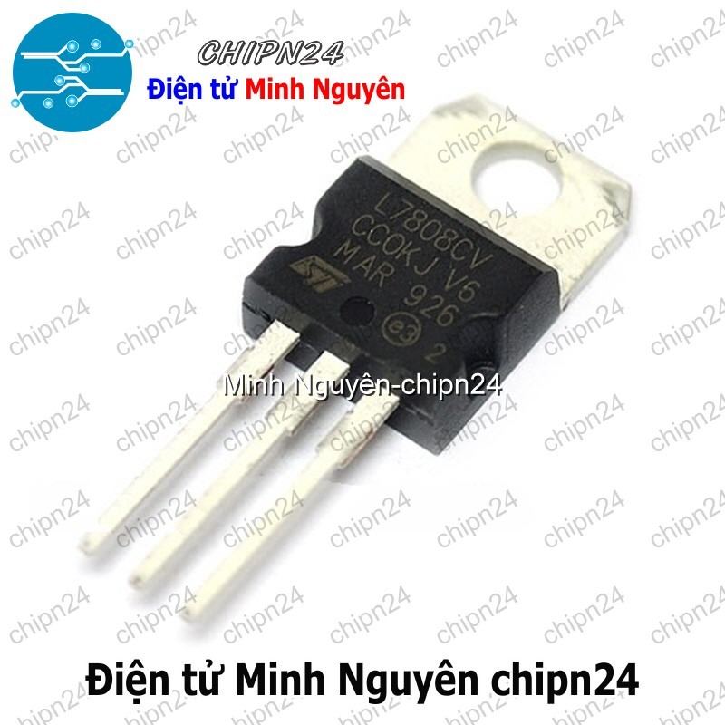 [3 con] (DIP) IC L7808CV TO-220 (IC Nguồn 8V)