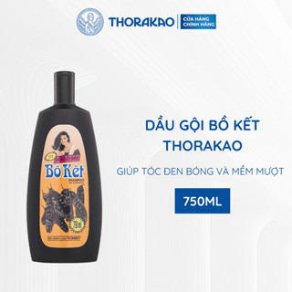 Dầu Gội Bồ Kết Thoraka Dưỡng Tóc Đen Bóng Suôn Mượt 750ml/400ml