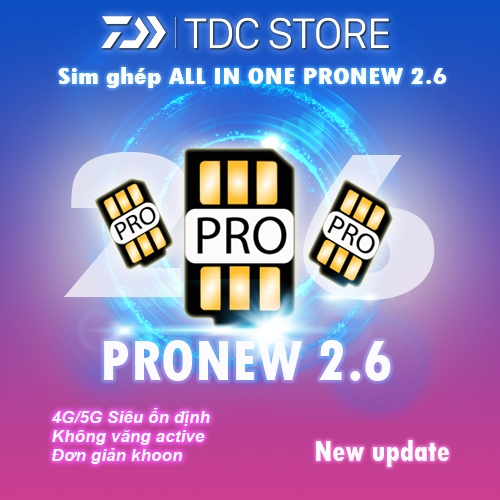 [ProNew 2026] Sim ghép Pro New 2.6