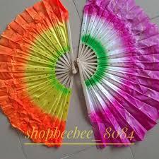 Quạt múa ,quạt lụa cán tre ( giá 1 chiếc )