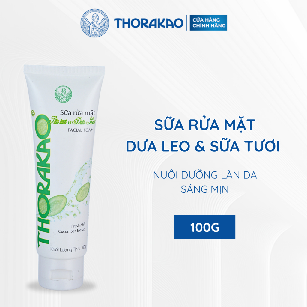 Sữa Rửa Mặt Thorakao Dưa Leo Sữa Tươi 100G