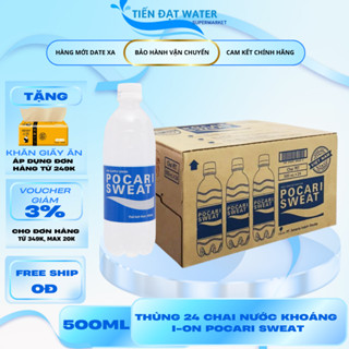  Nước Bù Khoáng Pocari Sweat 500ml Thùng 24 Chai – Bổ Sung Ion Giải Khát Tức Thì Thức Uống Sức Khỏe 