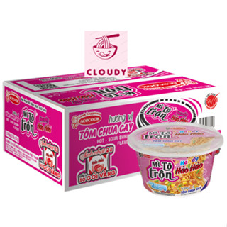 Thùng Mì Tô Siukay Tia Chớp Hải Sản. MÌ Tô Trộn Handay Hảo Hảo Acecook