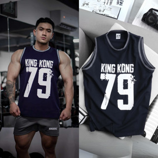 [Mới T12] Áo Ba Lỗ Tanktop Bóng Rổ Thể Thao In Chữ KINGKONG 79 - Local Brand TB KINGKONG SPORT WEAR