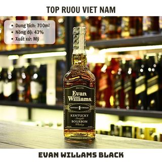 [Top Rượu VN] - Evan Willams Black - White 700ml - Honey [Chính Hãng]