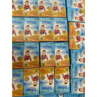 [ 2027 ] Baby Ddrops Vitamin D3 Của Mỹ ChoTrẻ Sơ Sinh 90 giọt