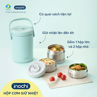  Hộp cơm giữ nhiệt Inochi Fuji – Dung tích lớn tiện lợi mang theo inox 304 cao cấp 