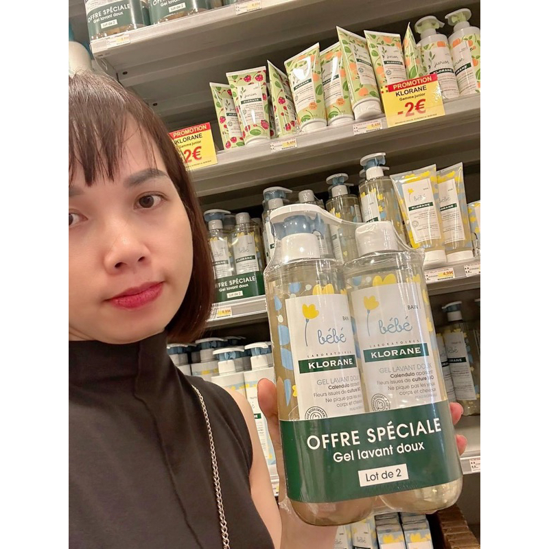 Sữa tắm gội Klorane cho bé 500ml
