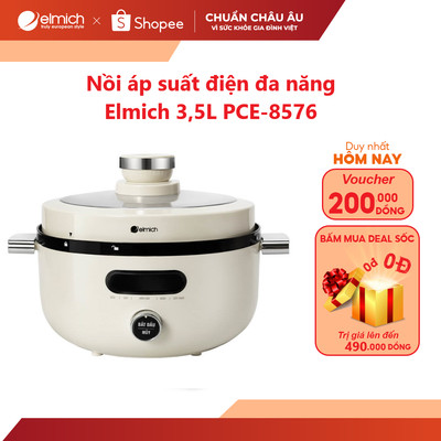 Nồi áp suất điện đa năng Elmich 3,5L PCE-8576