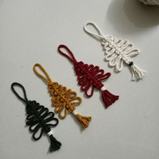 Cây thông Noel macrame, cây thông trang trí