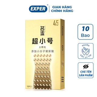 Bao cao su gai lớn 45mm SMALL, bcs size nhỏ 45mm có gai siêu mỏng kéo dài quan hệ