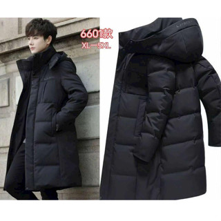 Áo Khoác Phao Nam Dáng Dài Phong Cách Hàn Quốc Hàng Cao Cấp Có Mũ Cực Đẹp