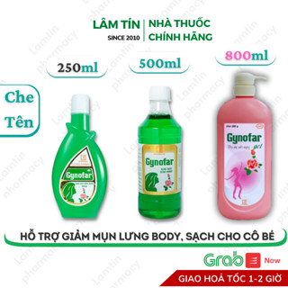 ✅(Chính Hãng) Gynofar Vệ Sinh Phụ Nữ Dung Dịch Dùng Ngoài, Sát Trùng Ngoài Da Chai 250ml, 500ml, 800ml