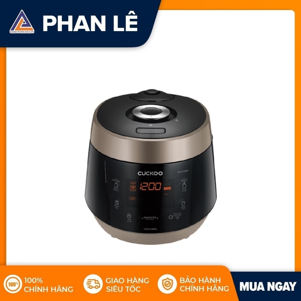 Nồi cơm điện tử áp suất 1.8L Cuckoo CRP-PK1000S/BKCGVNCV