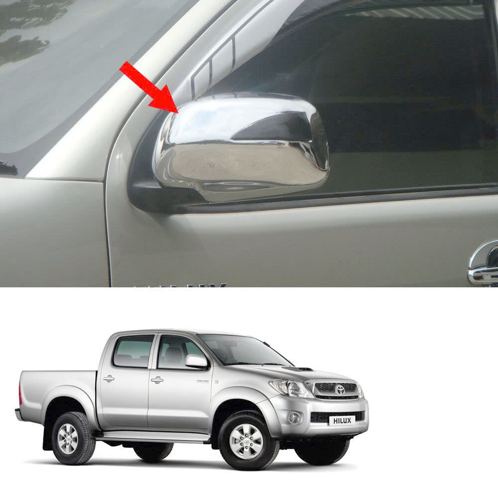 Ốp Gương Hilux 2005 2006 2007 2008 2009 2010 2011 2012 - Ốp Bảo Vệ Gương Chiếu Hậu Toyota Hilux